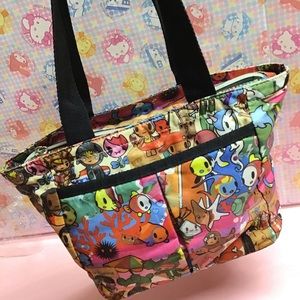 Beach print purse